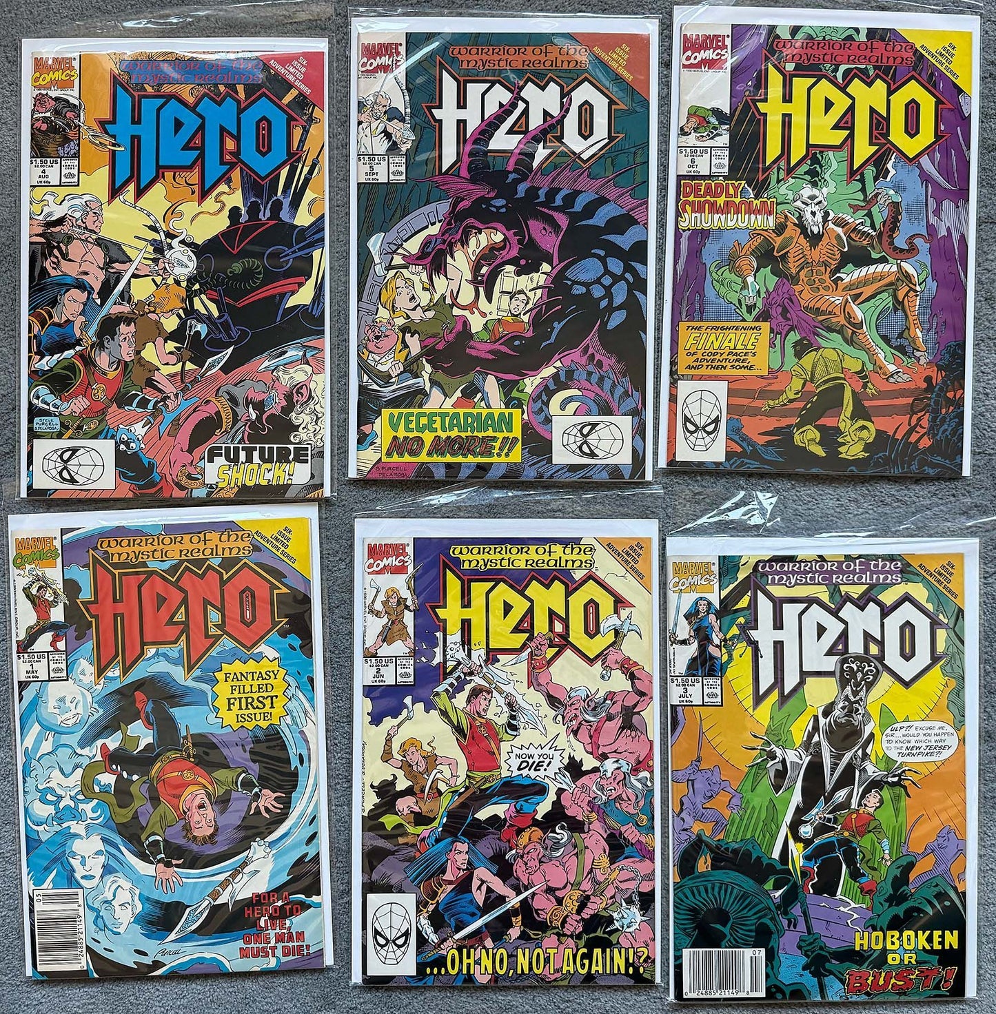 Hero (Warrior of the Mystic Realms) (1990) #1-6
