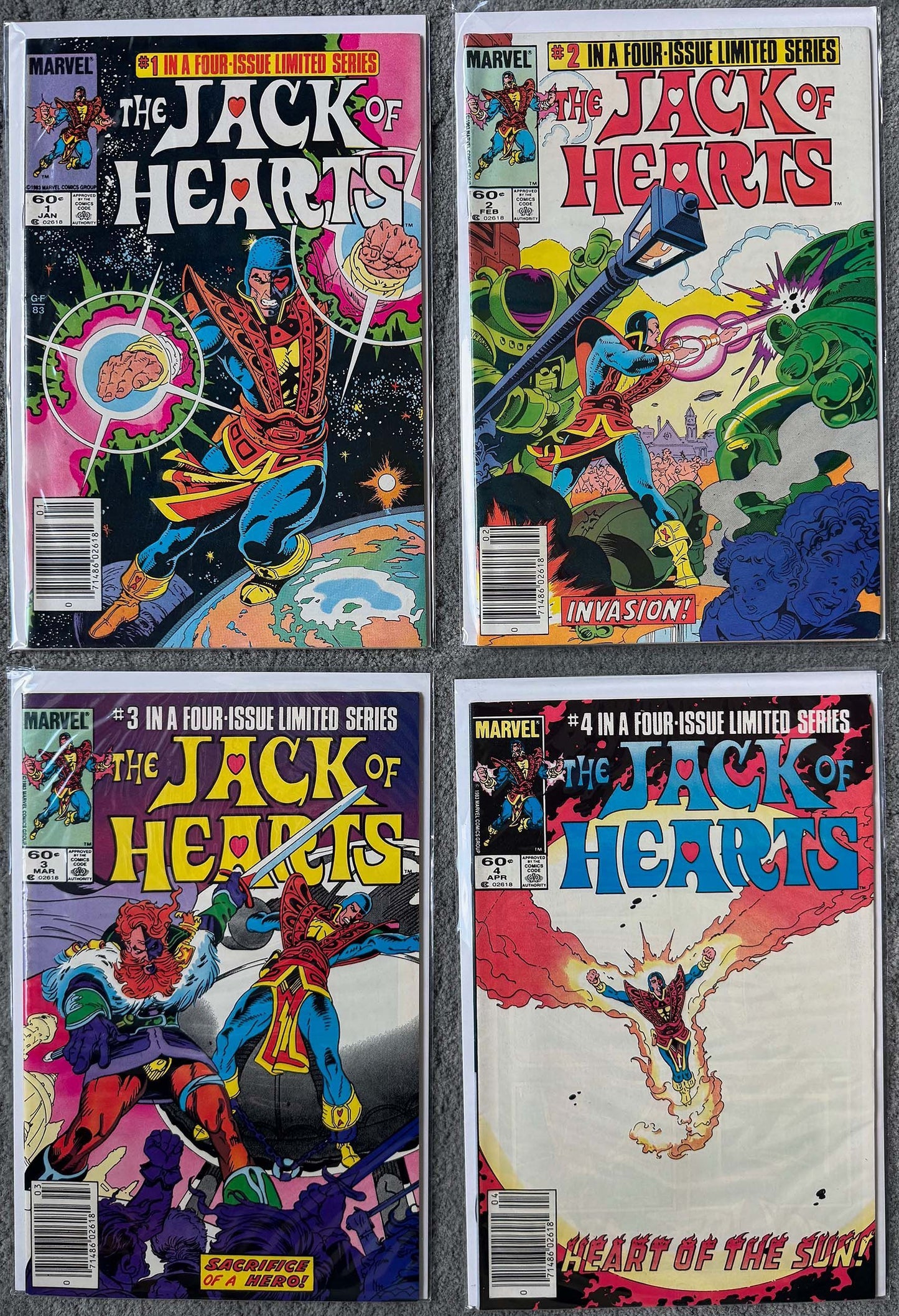 Jack of Hearts Marvel | 1984 | #1-4
