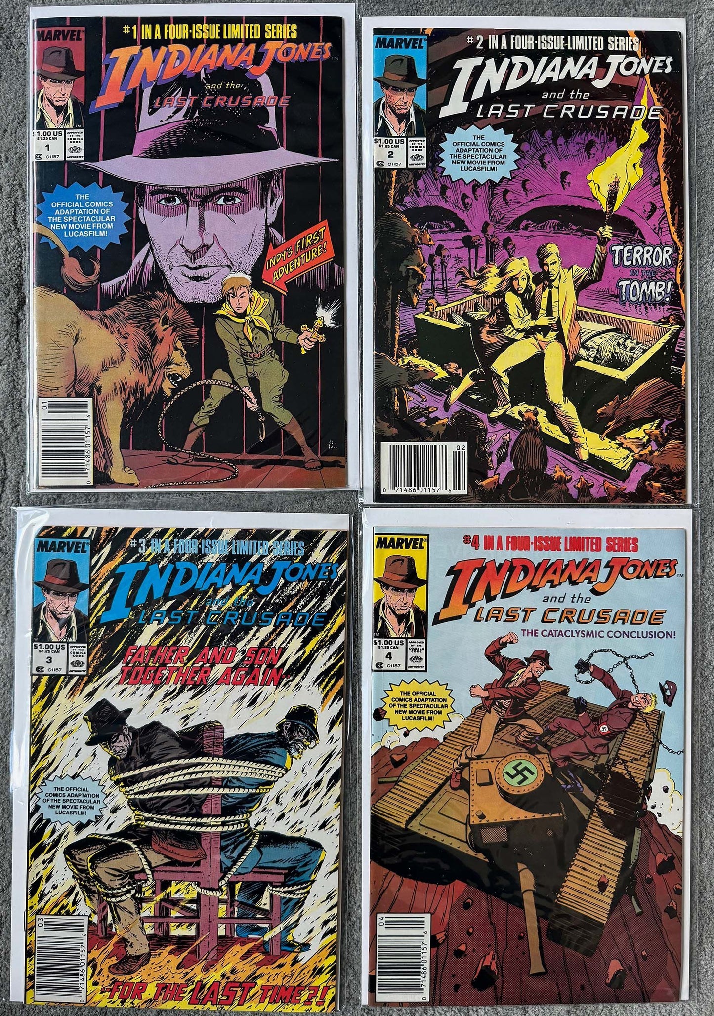 Indiana Jones and the Last Crusade Marvel | 1989 | #1-4